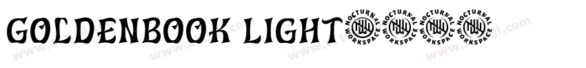 Goldenbook Light字体转换